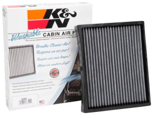 Hyundai Elantra Cabin Air Filter - K&N Engineering - Washable - `17-`18 Hyundai Elantra Cabin Air Filter - K&N Engineering - Washable - `17-`18
